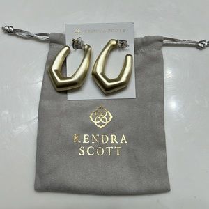 Kendra Scott Chunky Gold Hoop Earrings